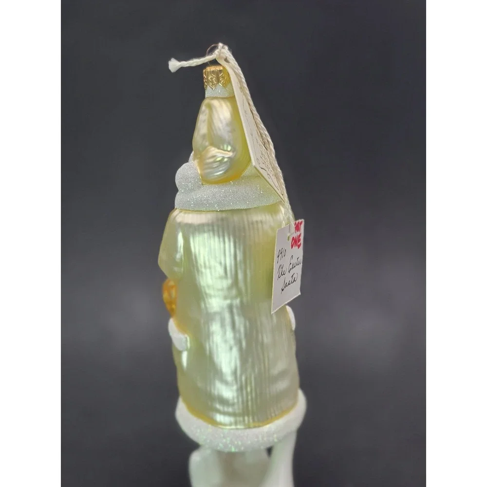 VTG Patricia Breen Easter‎ Santa Glass Ornament 1999 W/Tag 7